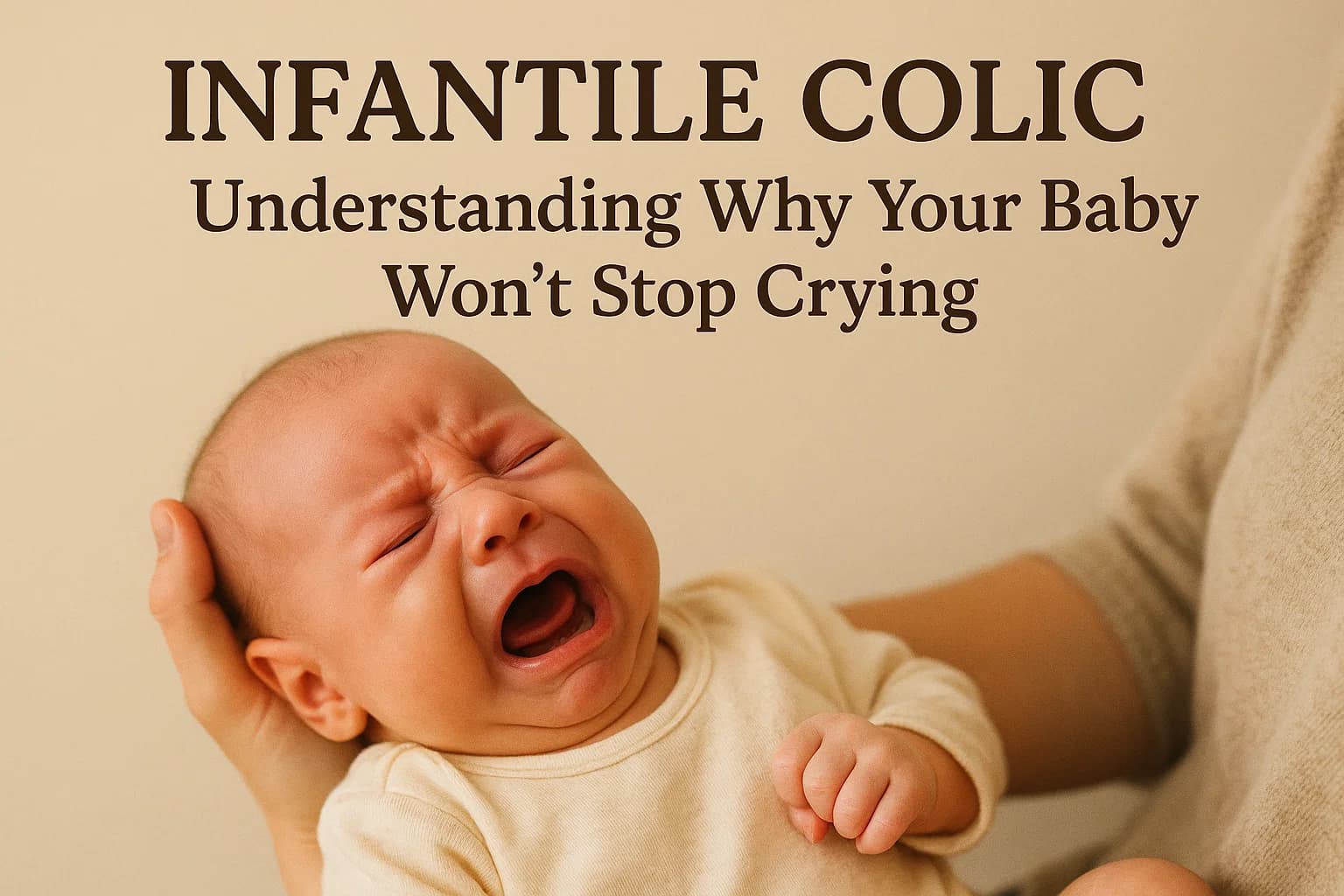 Infantile colic baby crying guide by Dr. Mayur Kumar Goyal, Pediatrician Ajmer